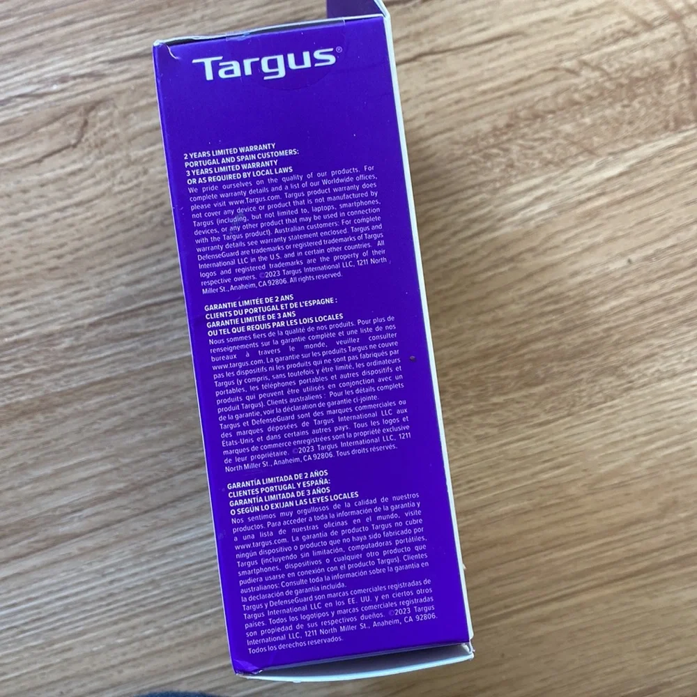 Targus Midsize Comfort Multi-Device Antimicrobial Wireless Mouse AMB582GL NEW
